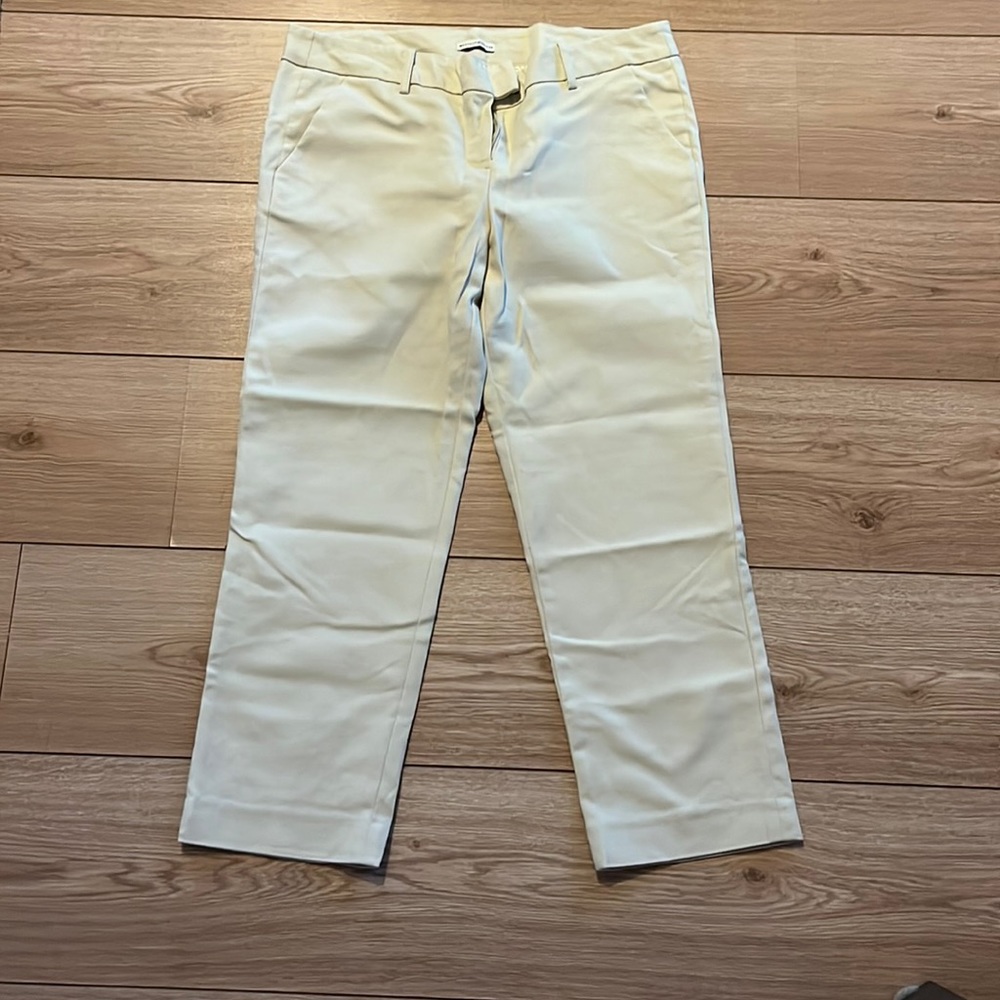 Tan colored Mercer & Madison ankle pants